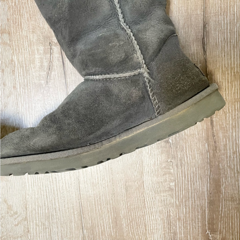 UGG Charcoal Buttoned Winter Boots - image 8